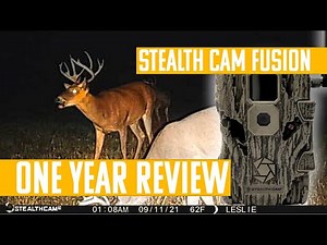 STEALTH CAM FUSION Celluar Trail Camera one year REVIEW