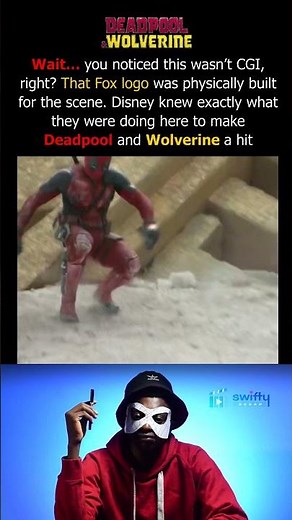 Deadpool and Wolverine Fox Logo was REAL not CGI #deadpool #wolverine #marvel