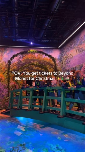 POV: Santa brings you exactly what you wanted… Tickets to Beyond Monet the Immersive experience ✨🪷 Step into an immersive world of Monet with 300 of his paintings digitally reimagined into this sprawling exhibit✨🪷 Beyond Monet will be in Edinburgh from the 29th of November 2025 until the 2Nd of January 2026 And in Nottingham from the 18th of July until the 7th of August 2026 It’s not too late to gift the gift of an unforgettable immersive experience ✨✨ #beyondmonetuk #edinburgh #nottingham #mo