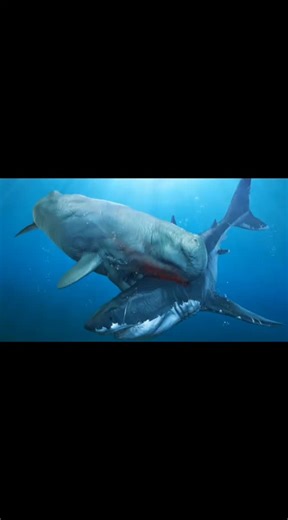 Whale vs Megalodon Shark: A Deep Sea Horror
