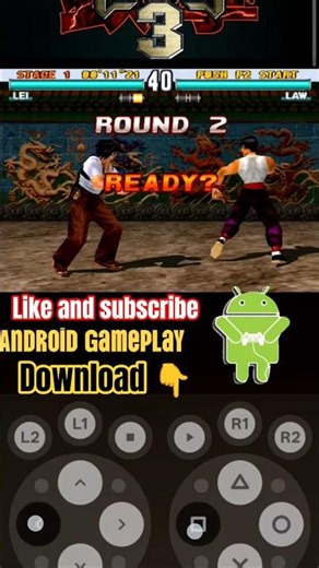Tekken 3 LEI 🔥 Gameplay on Android | PS1 Emulator 🎮 | #shorts #tekken3