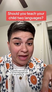 SHARE if you support bilingualism! What has your experience been? Are you planning to teach your child more than one language? #speechtherapy #parenting #spanish #bilingual #toddlers | Rise & Sign