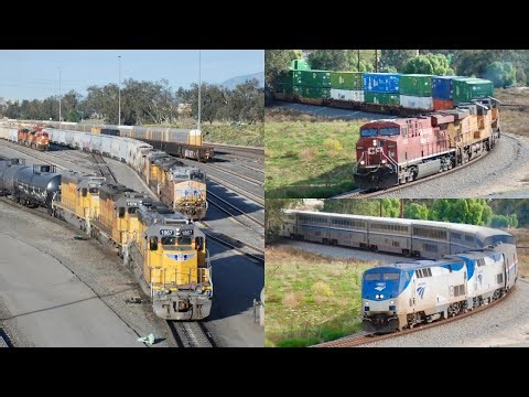 Nonstop Freight Trains at West Colton! Railfanning 12/26/2022