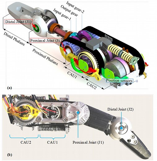 New compact and dexterous robotic finger that can withstand physical impacts