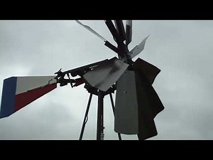 The Finished Water Pumping Garden Windmill