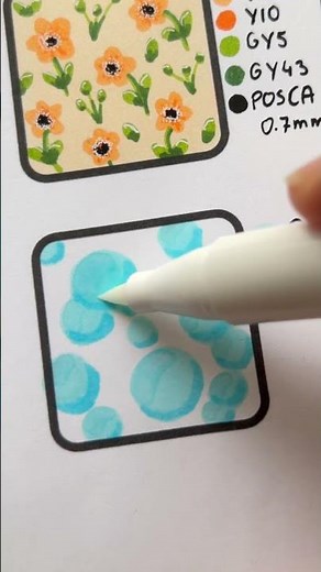 Easy Cute Bubble Tutorial for Beginners! 💙 How to Draw Bubbles with Alcohol Markers #easytutorial