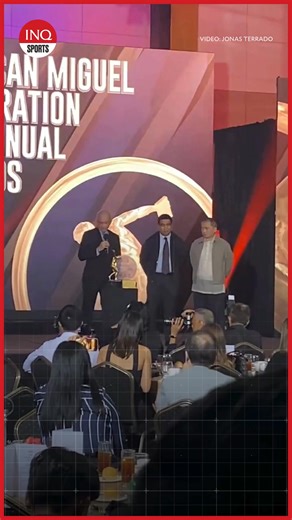 Yeng Guiao’s acceptance speech after receiving the President’s Award in the PSA Awards. | via Jonas Terrado, Inquirer Sports | Inquirer Sports