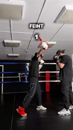 Boxing feint 🥊 #boxing #boxingtraining #boxingcoach #boxinglife #boxer