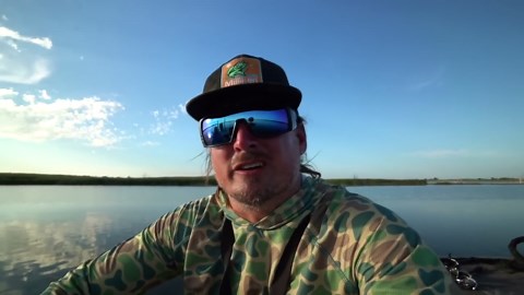 Biggest bass ever caught on least likely bait, unreal