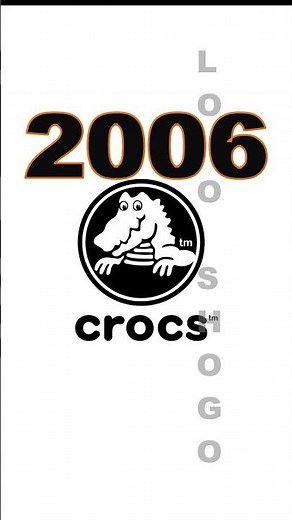 Crocs Logo Evolution #crocs #shoes #brand #usa