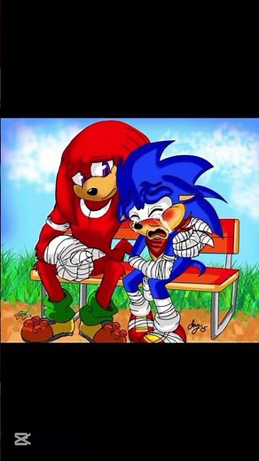Sonic crying knuckles