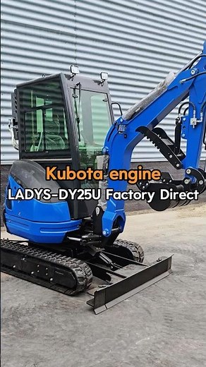 LADYS DY25U Micro Mini Digger Excavator Epa Kubota Engine With Attachment Set,Factory Direct Sales