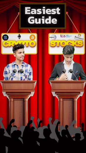 Sujal jethwani on Instagram: "What will you choose Crypto or Stocks!? 🤔 My almost everything is in Crypto! So I will choose Crypto any-day over stocks! 😂 Follow @sujal.jethwani for more content! 🚀 Disclaimer - Crypto products and NFTs are unregulated and can be highly risky. There may be no regulatory recourse for any loss from such transactions. Wazirx Hack, Crypto exchange, Crypto wallet, Crypto, Blockchain, Blockchain technology, soldity, Cryptocurrencies, Bitcoin, Eth