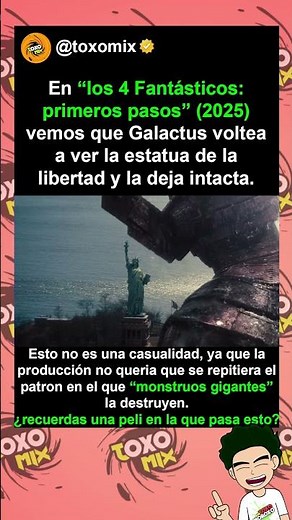 En los 4 Fantásticos Primeros Pasos 2025 Galactus deja intacta la estatua de la libertad