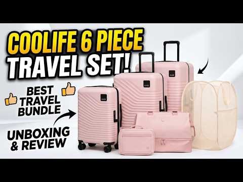 Stop Wasting Hotel Space: How This 6-Piece Nesting Luggage Solves Packing & Storage