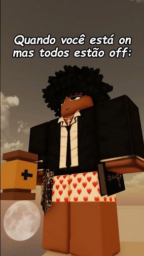 When you're online but everyone else is offline #jujutsushenanigans #roblox