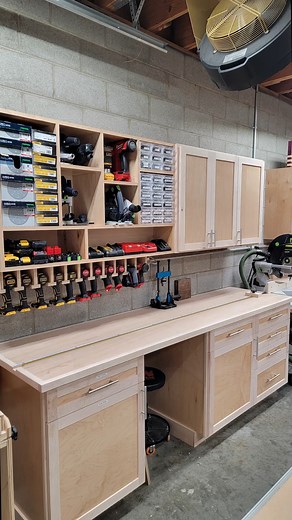 61K views · 1.1K reactions | 1 weekend 4 feet of new shop storage #diy #woodworking | MWA Woodworks | Facebook