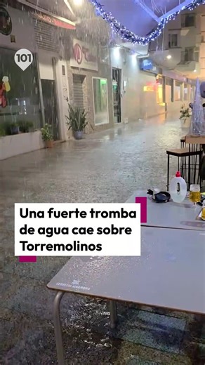 101TV Málaga on Instagram: "⛈️ Espectacular tromba de agua cae sobre el malagueño municipio de Torremolinos en la madrugada de este lunes, donde toda la costa malacitana se encuentra en alerta amarilla. 📲 Más información en 101tv.es #Lluvias #Alerta #Amarilla #Torremolinos"