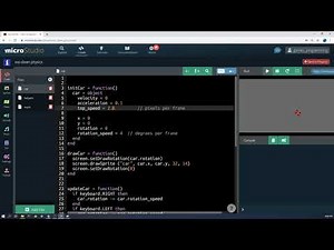 Top Down Physics | MicroStudio Game Elements