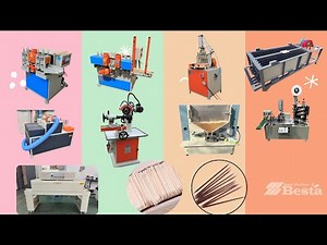 Wooden Toothpick Making Machine, Toothpick Making Production Line