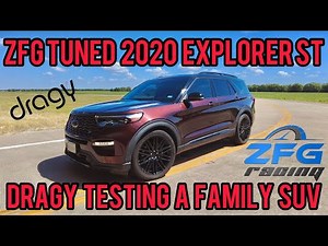 2020 Ford Explorer ST ,Dragy hits and launches in a sleeper family SUV with a ZFG Racing tune!