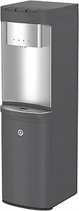 GE Bottom-Loading Tri-Temperature Water Dispenser | 5 Gallon Water Cooler for Home or Office | 3 Temperature Settings | Taller 13" Dispenser Height | No Lift Bottom Loading | LED Light | Charcoal