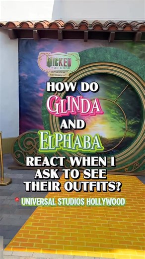 12K views · 104 reactions | ✨Met Elphaba and Glinda at Universal Studios Hollywood and WOW their outfits and personalities shined! ✨ From Elphaba’s powerful presence to Glinda’s bubbly charm, these meet-and-greets are a must-do for Wicked fans. Universal seriously nailed it with these character interactions and I’m still obsessed! ✨ #Wicked #UniversalStudiosHollywood #Elphaba | Theme Park Mom | Facebook