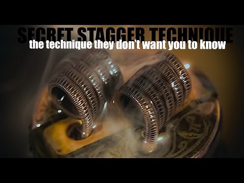 Easiest Staggered Clapton Technique Of All Time! Coil Building Has Never Been Simpler