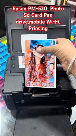 Epson PM-520 Photo Sd Card Pen drive,mobile Wi-Fi, Printing#epson #service #printersupportsoftware