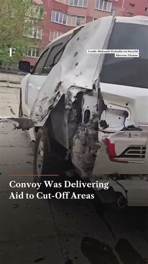 UN Releases Video of Drone Strike on Aid Convoy in Ukraine | N18G