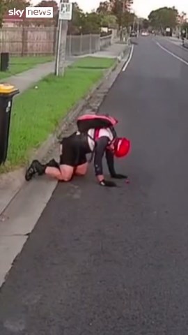 Man knocked off bike in hit-and-run