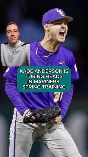 You want an early Mariners Spring Training storyline? You’ve got one. What’s up Kade Anderson #baseball #mariners #seattlemariners #marinersbaseball #marinersspringtraining | Marine Layer Podcast