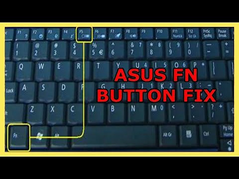 ASUS fn button (key) problem on laptops (solution fixes) 2024