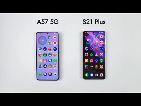 Samsung S21 Plus vs Samsung A57 5G - SPEED TEST!