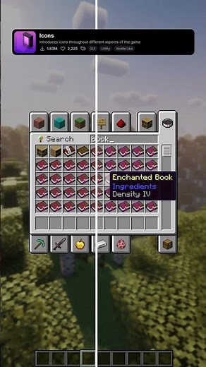 Best Minecraft Introduces Icons Resource Pack: Icons #minecraft #shorts