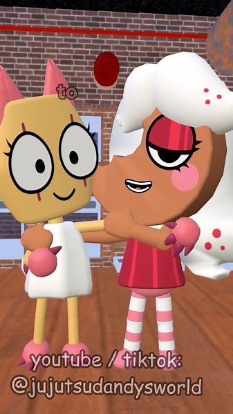#11 (not shiping) a normal day in 📼 (dandy's world) 🌸 #dandysworld #animation #blender