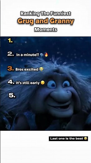 Ranking The Funniest Grug and Granny Moments 😭🙏