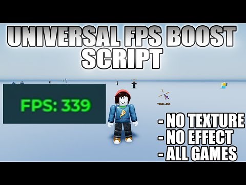 💠 ROBLOX FPS Boost Script - Remove Textures & Effects