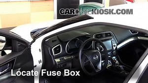 Interior Fuse Check: 2016 Nissan Maxima SR 3.5L V6