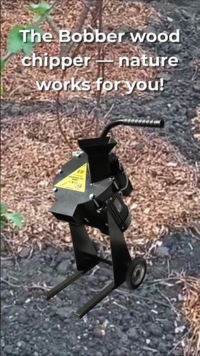 Branch shredder Beaver. Electric Wood Chipper 2.2 kW – Garden Branch Mulcher.