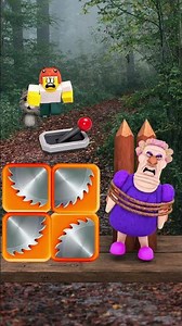Giant Saw Fun Evil Granny Challenge