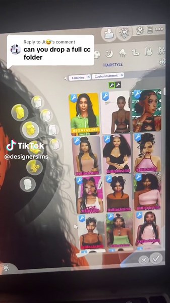 Replying to @Jt😅 go check on youtube cc folder #sims #sims4 #sims4cc #mods #games #xureila #xureilasims4 #viral #fyp #fypシ #blacksimmer #designersims #ccs #patreon