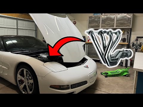 How To Install Long Tube Headers and X-Pipe on a C5 Corvette - Flashark Exhaust Header Kit