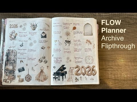 How I’m Using the A5 Rosey Life Flow Planner as My 2026 Archive | Weeks 1–6