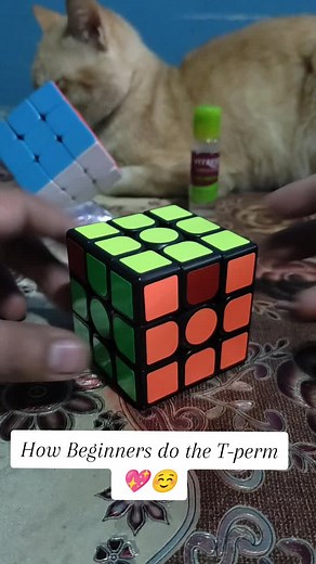 Fingertricks is the key🔑☺️#fyp #rubiks #cuber #cfop #race #algorithms #rubikscube #pll #vitress