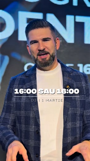 Biserica Impact | Din 1 martie ne vedem la Biserica Impact la 2 programe identice: 🕓 16:00🕕 18:00 Alege ora potrivită pentru tine și vino împreună cu un... | Instagram