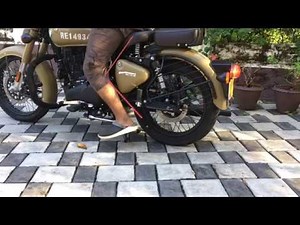 How to Put a Motorbike on Centre Stand