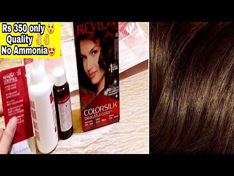 Revlon Hair color review-Revlon color Silk #46 Golden Brown||Vlogs for all