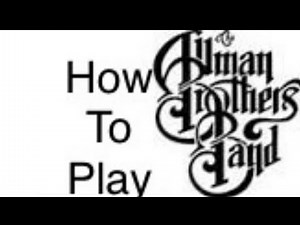 How To Play - Little Martha - The Allman Brothers Guitar lesson #howtoplayguitar #wagohowardhanahou