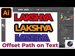 Offset Path on Text in Adobe Illustrator
